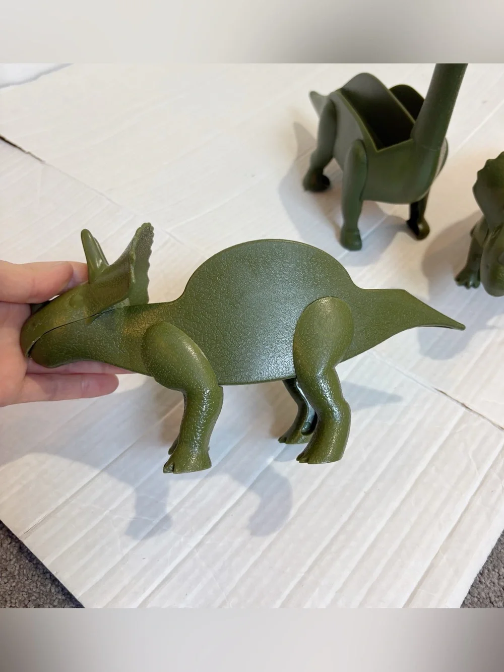 Dinosaur Taco Nacho Holders Set of 3 Tricerataco Triceratops and Brontosaurus